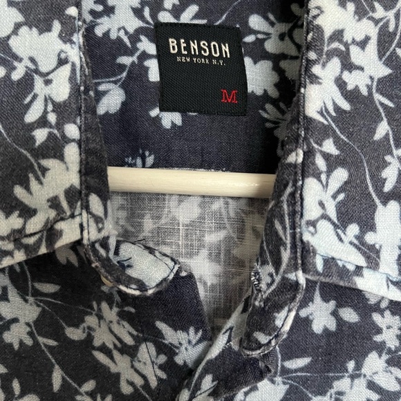 Linen blouse size M - Picture 3 of 6